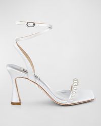 Cailey Metallic Sphere Ankle-Strap Sandals