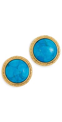 Elizabeth Cole Cirene Earrings Turquoise One Size