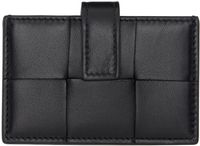 Bottega Veneta Black Accordion Card Holder