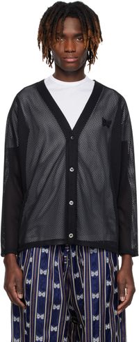 NEEDLES Cardigan noir en filet