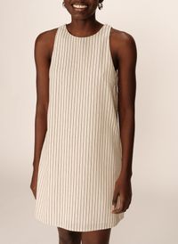 Grace Et Mila - Robe courte col rond - Taille L - Beige