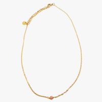Ginandger - Collier pierre de soleil - Taille Unique - Orange