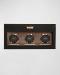 Axis Triple Watch Winder with Storage