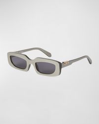 Renton Rectangle Acetate Sunglasses