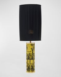 Cylindrical Pleated Lampshade