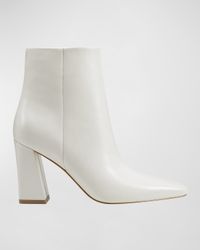 Yanara Leather Zip Booties
