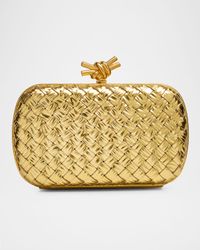 Embossed Laminated Leather Clutch Bag