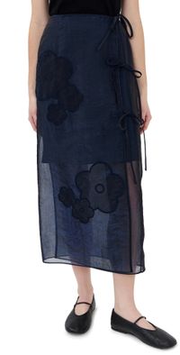 Cecilie Bahnsen April Skirt Navy 8