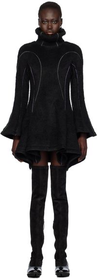 Kiko Kostadinov Black Dusk Minidress