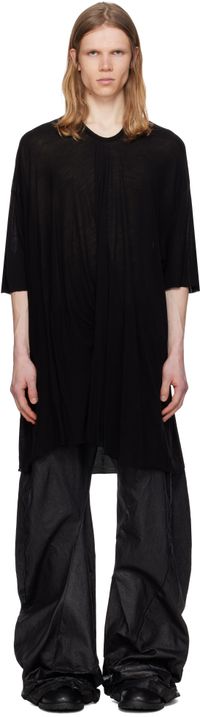 Julius Black Anima Drape T-shirt