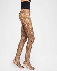 Glitter Fishnet Tights