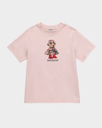 Girl's Rainy Day Bear Cotton T-Shirt, Size 3-14