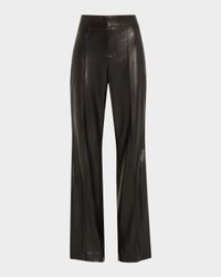 Dylan High-Waist Faux-Leather Pants