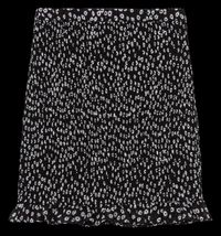 The Kooples - Jupe courte en viscose imprimée - Taille 3 - Noir