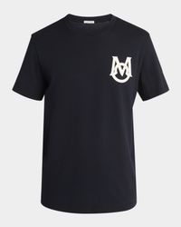 Men's Monogram Applique Crewneck T-Shirt