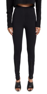 WARDROBE. NYC Front Zip Legging Black XS
