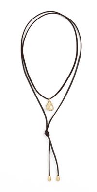 Eliou Nitta Wrap Necklace Gold Plated One Size