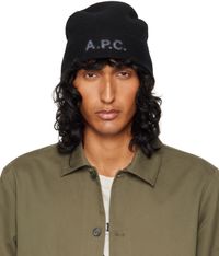 A.P.C. Black Harry Beanie