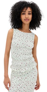 Bailey Rose Floral Top Pistachio M