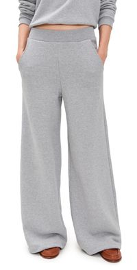 Jamie Haller The Wide Leg Terry Trousers Heather Grey S
