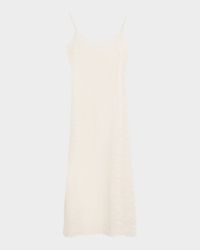 Peony Side-Slit Floral Lace Nightgown