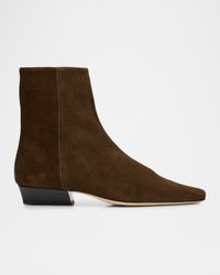 Wally Flat Suede Ankle Boots