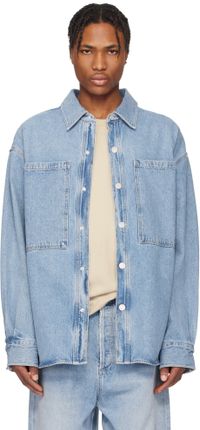 AGOLDE Blouson Atticus bleu en denim