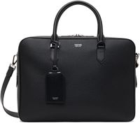 TOM FORD Porte-document Elliot noir en cuir souple grainé