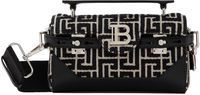 Balmain Black & Off-White B-Buzz 19 Bag