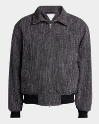 Men's Multicolor Fleck Zip Jacket