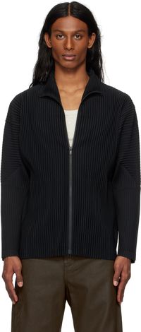 HOMME PLISSÉ ISSEY MIYAKE Black Basics Sweater