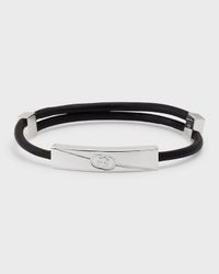 Men's Gucci Tag Bracelet, Silver