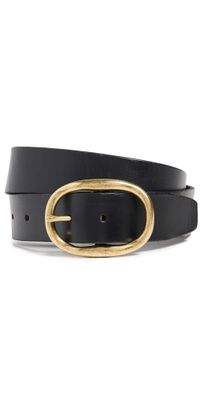 Madewell Oval Buckle Belt Coffee Bean L