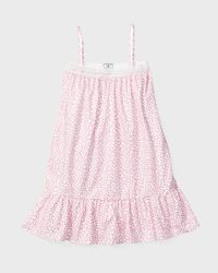 Kid's Sweetheart Lily Lace Nightgown, Size 6M-14