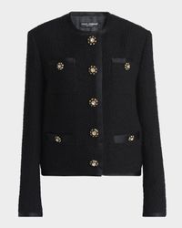 Jeweled Button Boucle Jacket