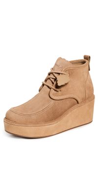 Larroudé Chani Wedges Peanut 6.5