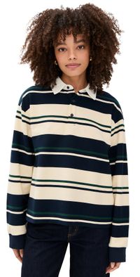Lioness Preppy Jersey Midnight Stripe M