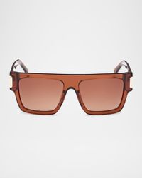 Men's MW0011M Acetate Rectangle Sunglasses