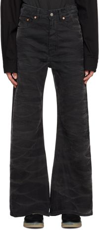 MM6 Maison Margiela Black Flared Jeans