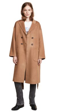 ANINE BING Dylan Coat Brown XS