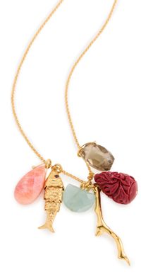 Chan Luu 18k Gold Plated Sterling Silver Necklace Multi One Size