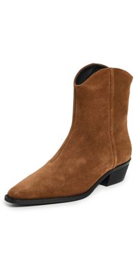 Black Suede Studio Reed Boots Tobacco Suede 39