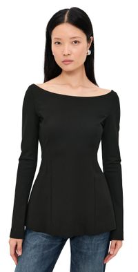Favorite Daughter Cold Shoulder Top Black 14
