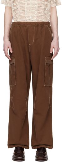 CMMN SWDN Pantalon cargo Sasha brun