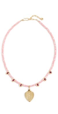Brinker + Eliza Paulette Necklace Blush One Size