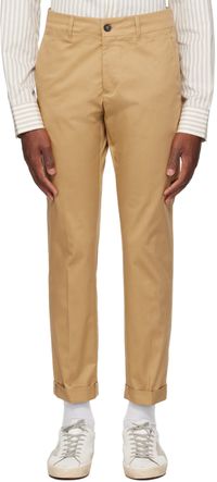 Golden Goose Beige Straight Trousers