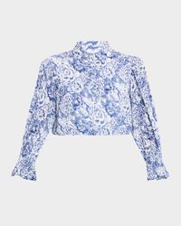 Zendaya Sketchbook Floral Top