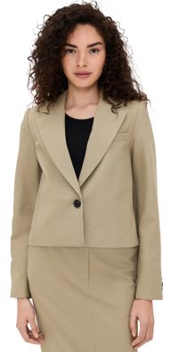 A. EMERY Adys Crop Blazer Fawn 14
