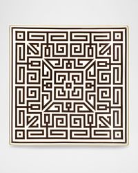 Labirinto Ebano Vide Poche Square Plate