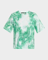 Murph Faded Paisley-Print Knit Top